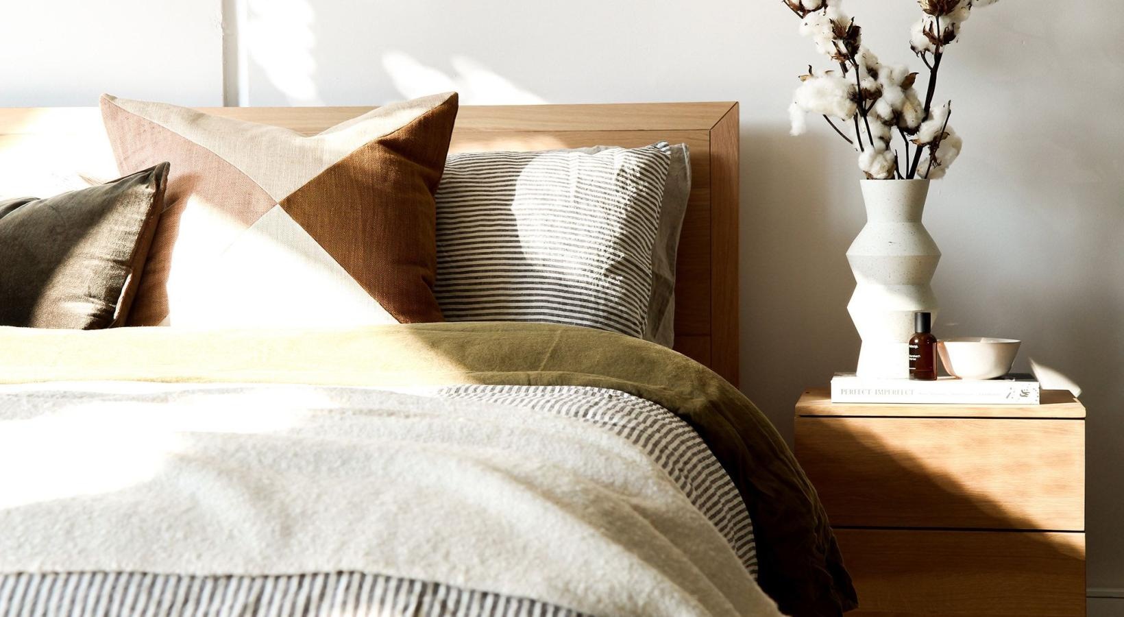 Luxury Floorplans | Atlas Blue Hill Luxury Floorplans | Image of brightly lit bedroom