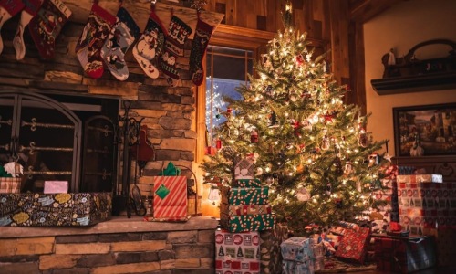 A Heartwarming Holiday Season | Image if holiday decorated living area