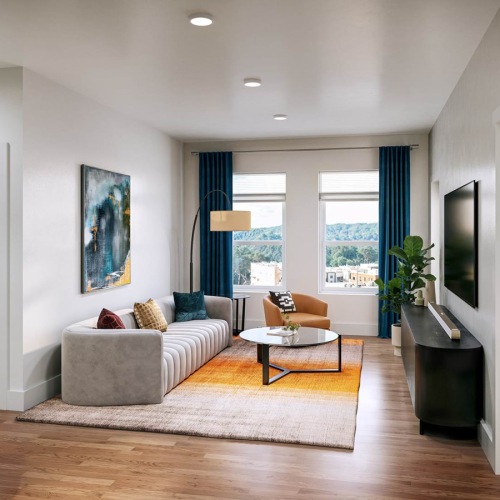 Generous living spaces to relax and unwind