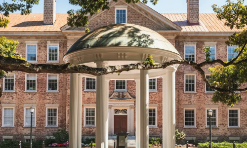 Luxury Apartment for Rent | Brick building with white columns